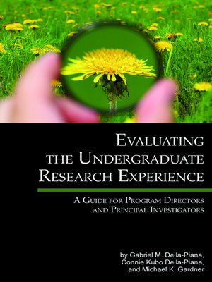 cover image of Evaluating the Undergraduate Research Experience